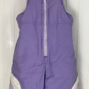 London Fog Purple Ski Bib Baby Size 12M